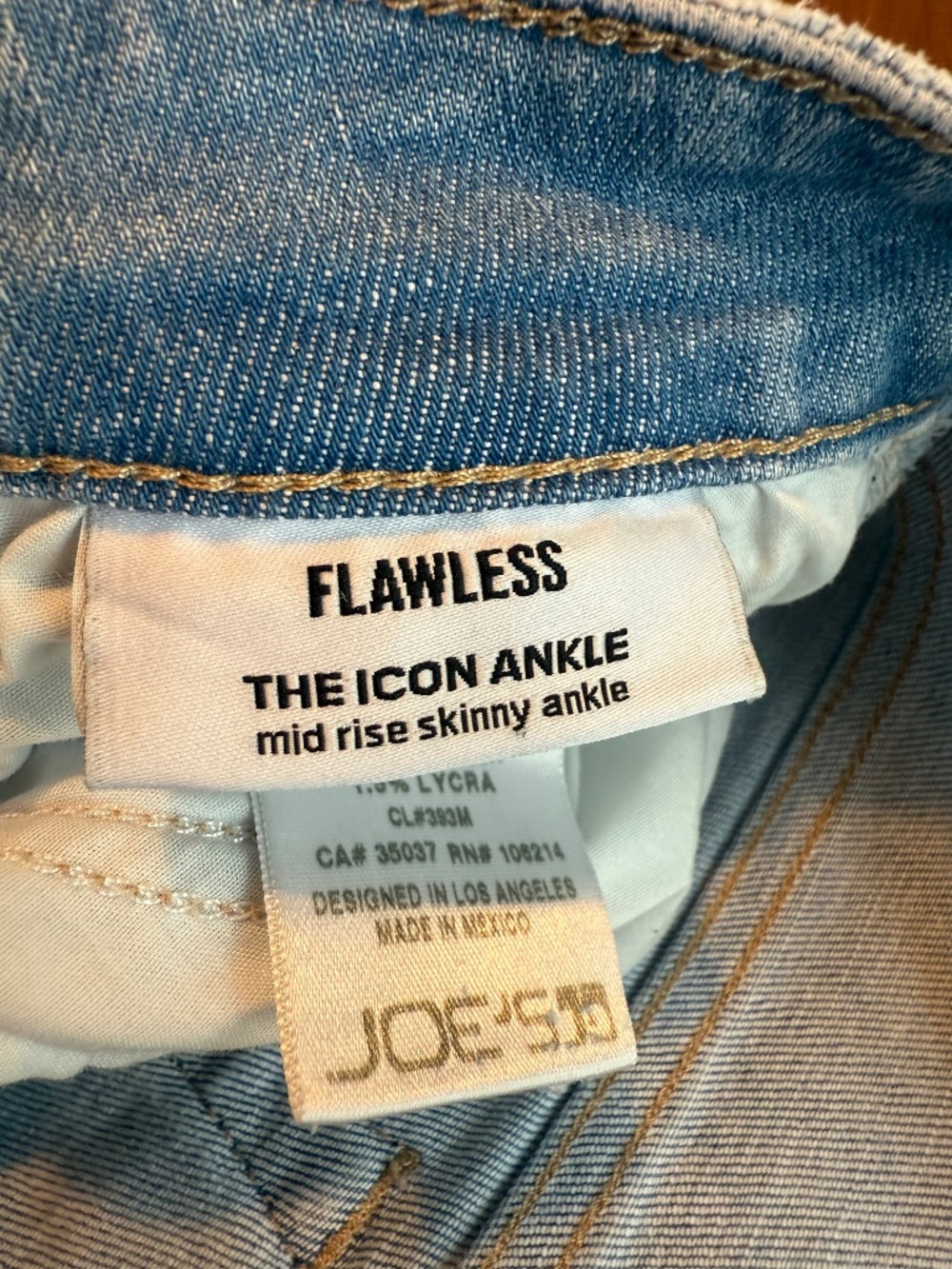 Joe's Jeans Mid rise Skinny Ankle Size 25 - Picture 6 of 6